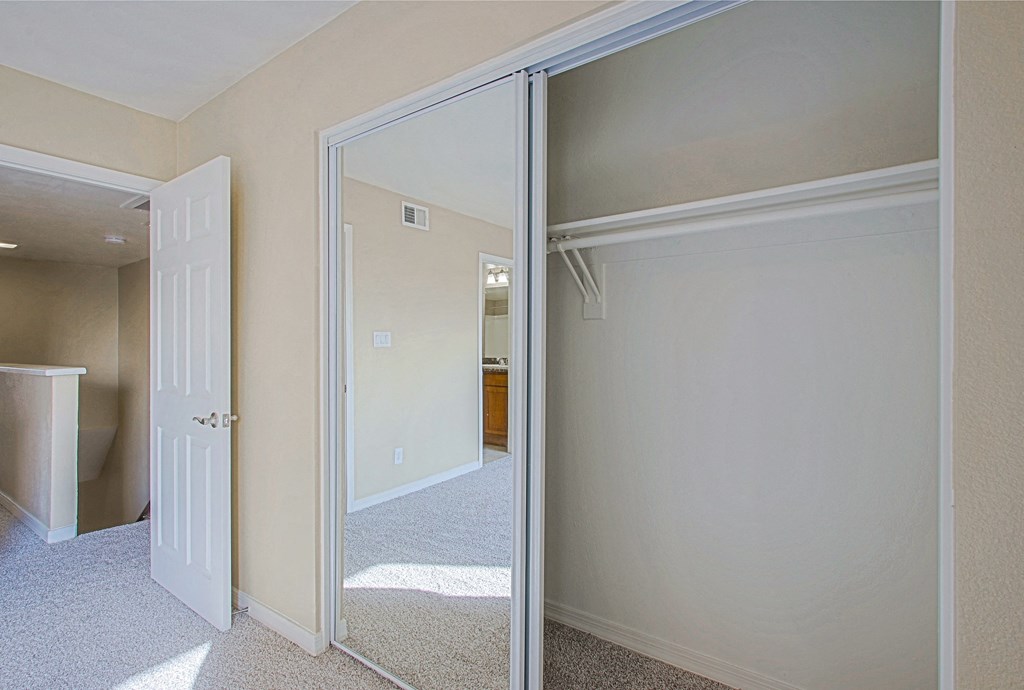 Scottsdale Haciendas Condominiums Spacious Closet with Mirror Doors
