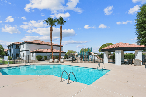 take a dip in our resort style pool