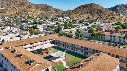 Overhead View Of Property at Windrose Villas Apartments, Phoenix, 85029