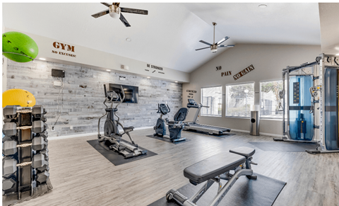 Galleria Fitness Center with equipment