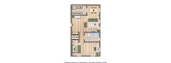 2801 pennsylvania one bedroom floor plan