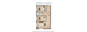 4020 calvert 2 bedroom floor plan