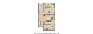 6100 14th street one bedroom floor plan