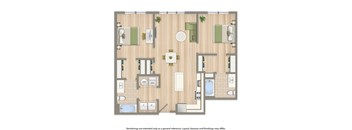archer park 2 bedroom floor plan