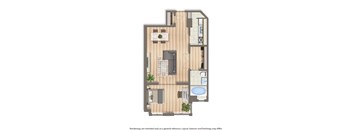 a floor plan of a small apartment