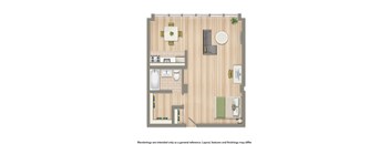 Brunswick house studio apartment floor plan