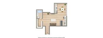 Brunswick house studio apartment floor plan