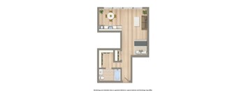 Brunswick house studio apartment floor plan