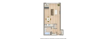 Brunswick house studio apartment floor plan