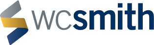The image is a logo with the text "wc smith".