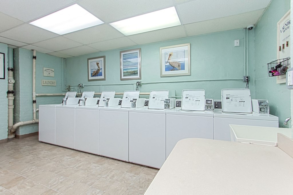 the calverton apartments laundry room