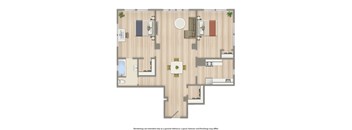 chatham courts two bedroom floor plan 1213 squared feet