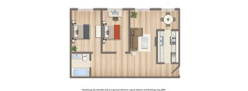 chillum place 2 bedroom floor plan 800 squared feet