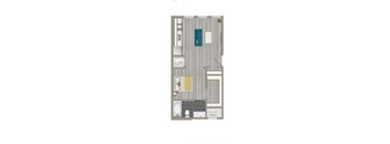 a floor plan of a small apartment