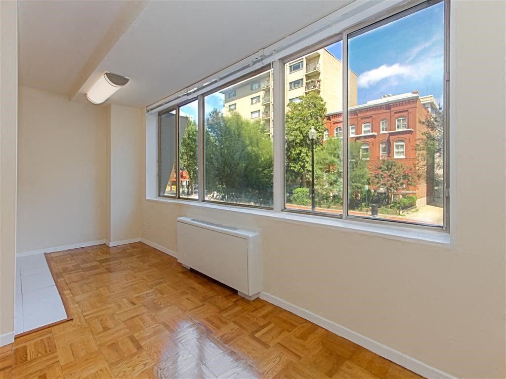 view of city from a studio apartment at brunswick house apartments in dupont circle washington dc