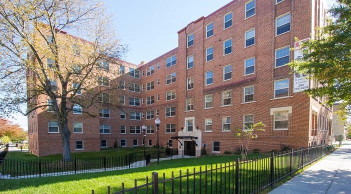 exterior view of juniper courts apartments in takoma washington dc
