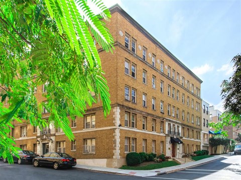 Exterior of at parkside apartments in washington dc