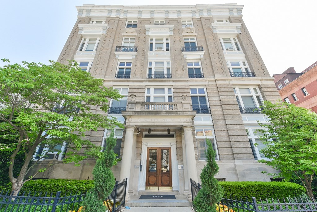stone exterior of dupont apartments in washington dc