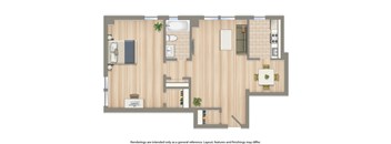 eddystone 1 bedroom b floor plan