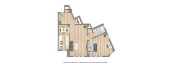 eddystone 1 bedroom d floor plan