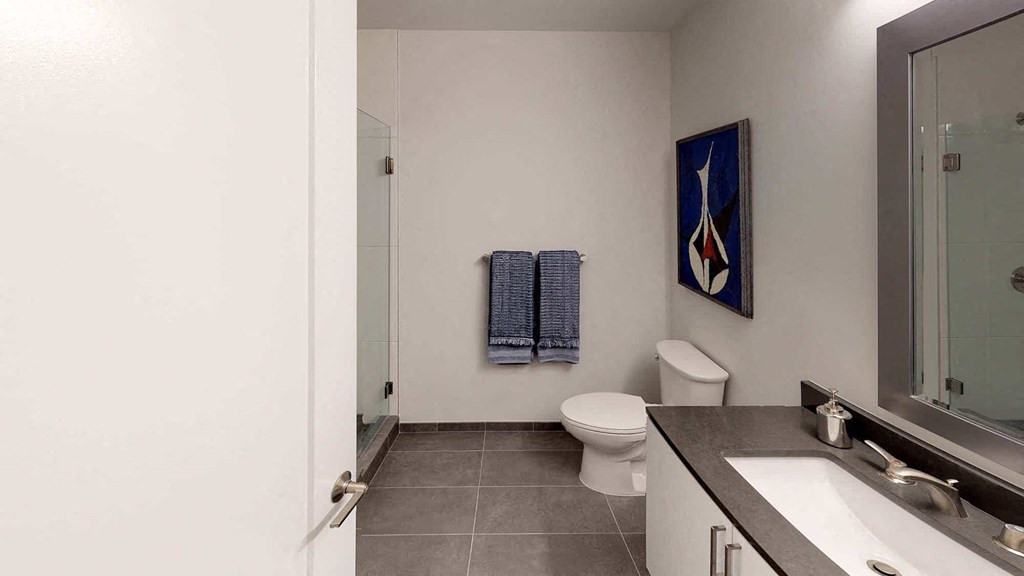 a bathroom with a toilet and a sink