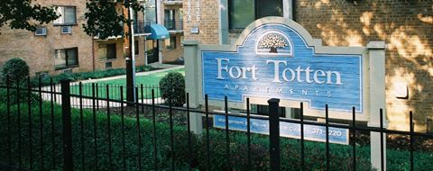 fort totten apartments monument sign in washington dc