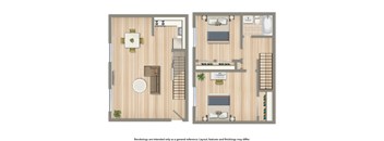naylor overlook apartments two bedroom duplex floor plan