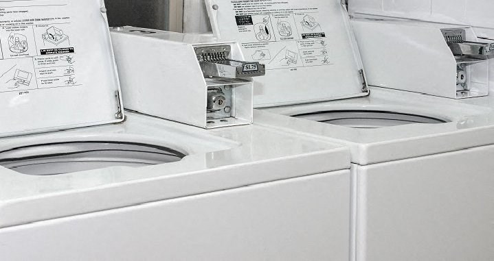 laundry room at parkside apartments in washington dc