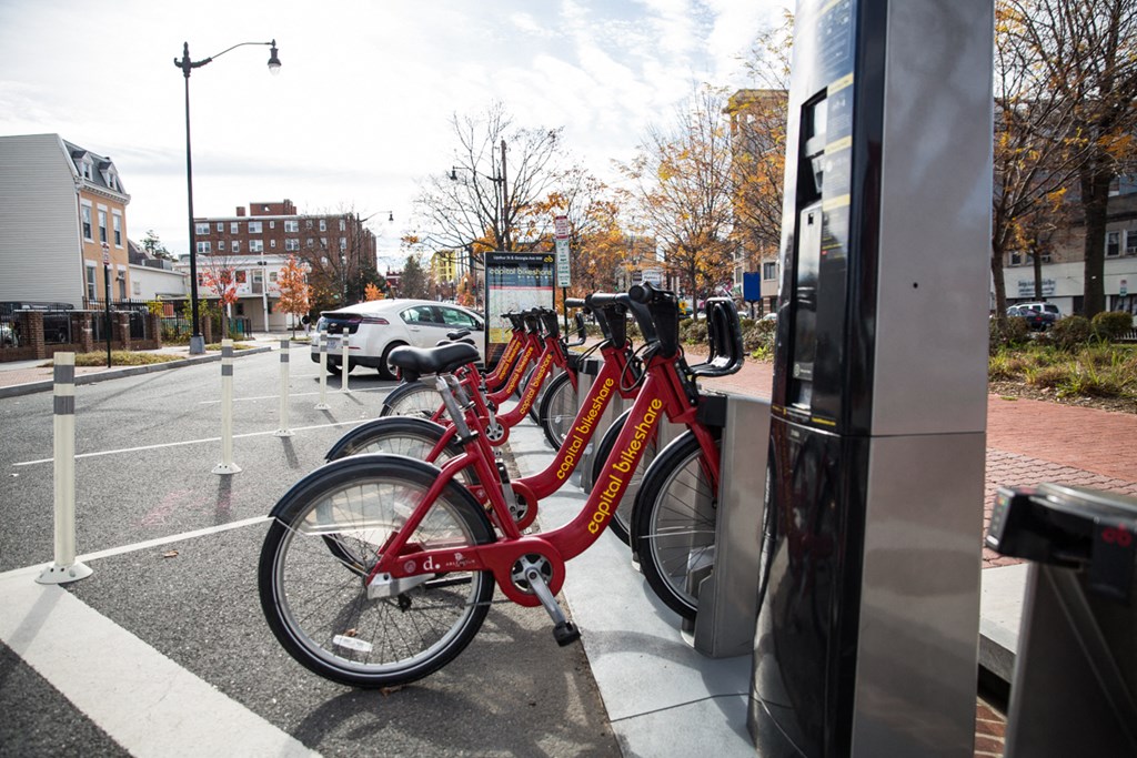 capital bikeshare bikes near petworth station apartments in washington dc