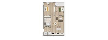 Two Bedroom-201, 501 (UFAS)