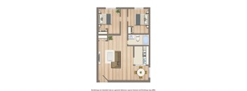 richman apartments 2 bedroom floor plan