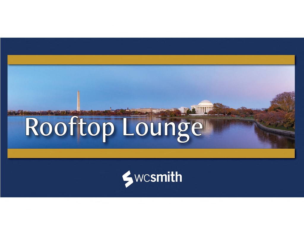 the logo for the roof top lounge of the dc government