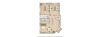the shawmut apartments 2 bedroom floor plan
