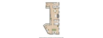 wakefield hall apartments one bedroom floor plan
