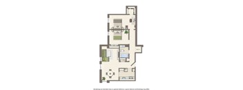 whitelaw 2 bedroom 867 sq ft floor plan