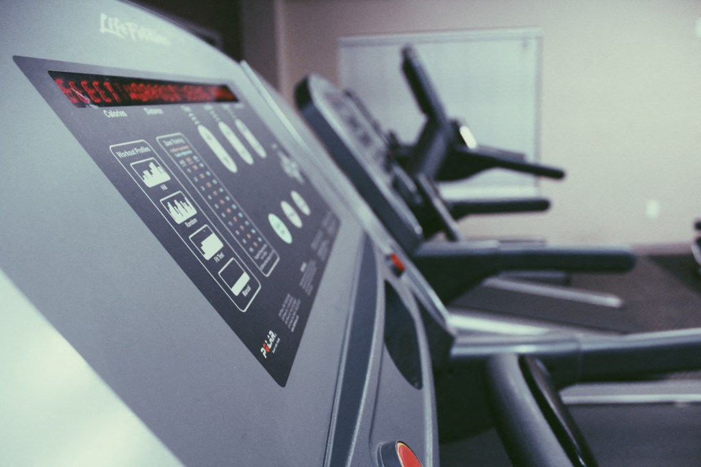 cardio machines in the fitness center at the strand apartments in hillbrook deanwood washington dc