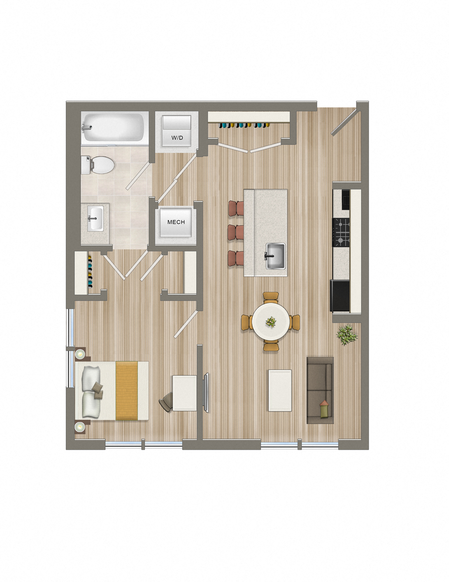 One Bedroom-05 Tier