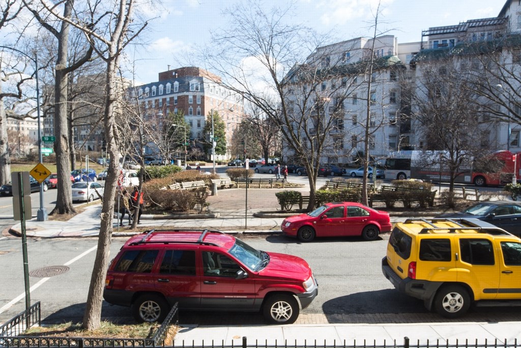 view from the shawmut apartments in adams morgan washington dc