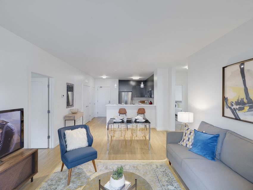 Model Apartment Living Room - Photo Gallery