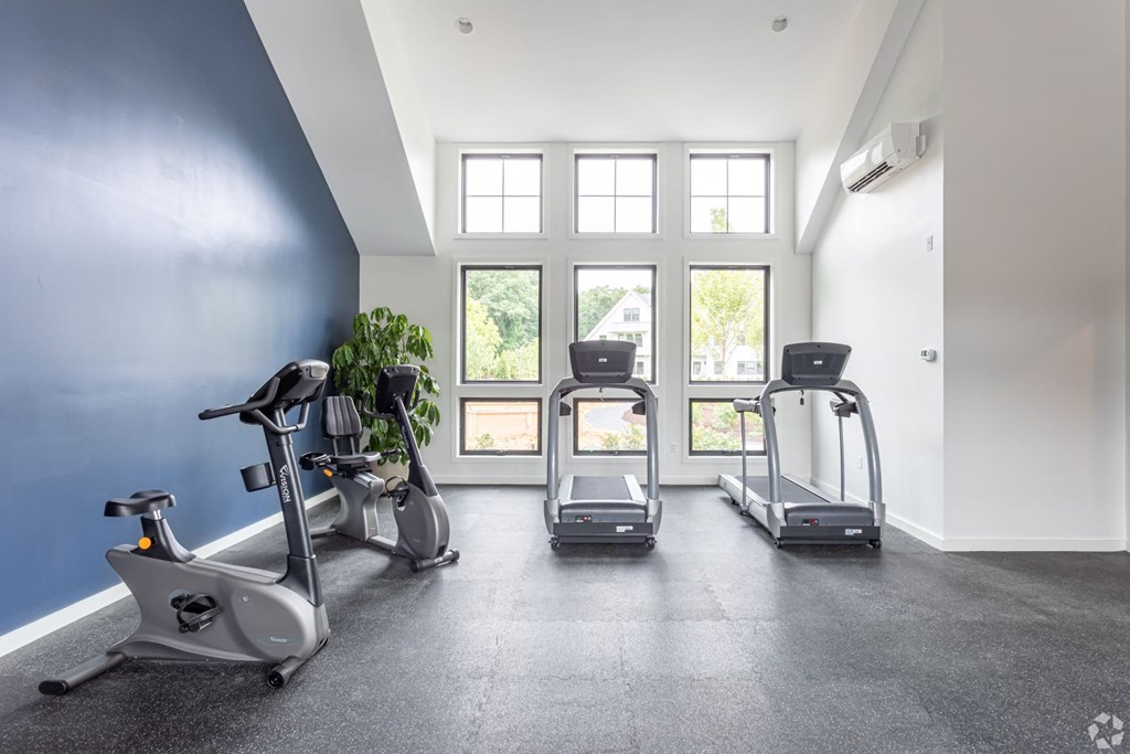 Fitness Center Treadmills and Bikes at Oriole Landing, Massachusetts, 01773