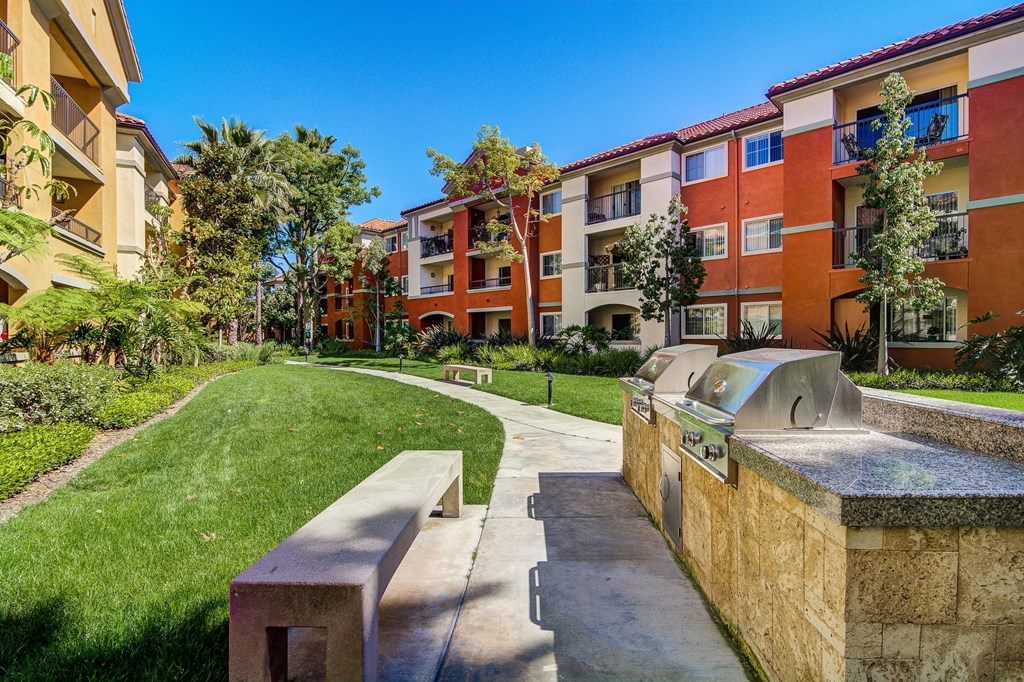 a reflection of a building in a window