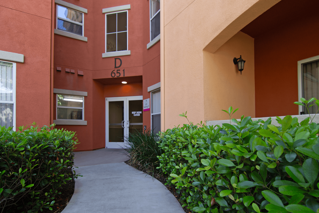 A building with the number 651 on it.