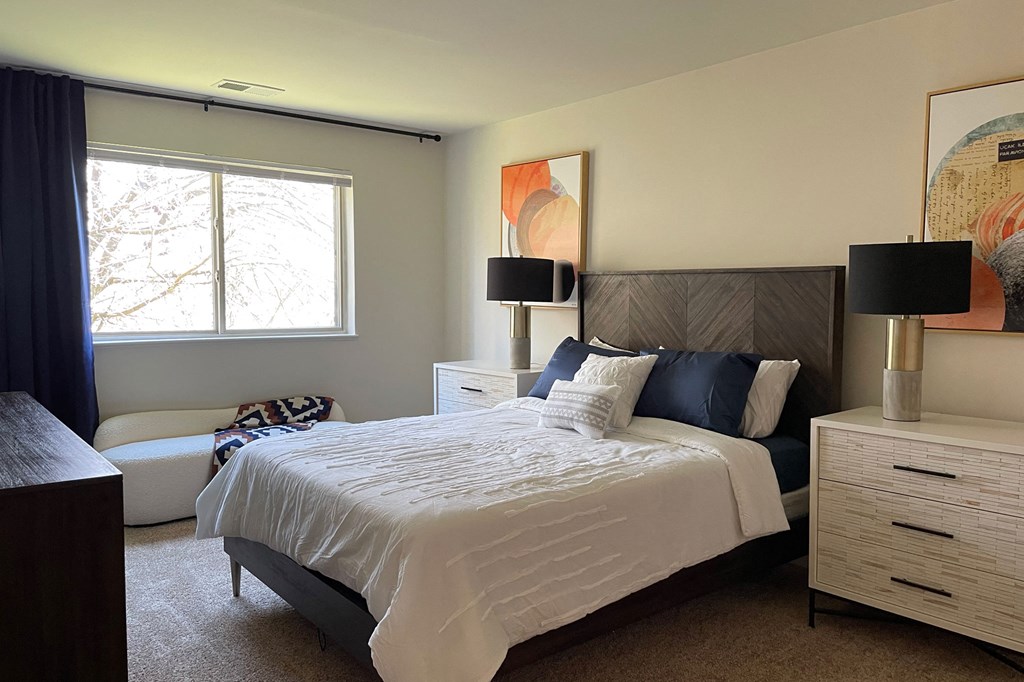 Gorgeous Bedroom at St. Charles at Olde Court Apartments, Pikesville, MD