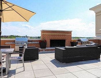 Rooftop Patio at Metro Crossing Apartments, Owings Mills, MD