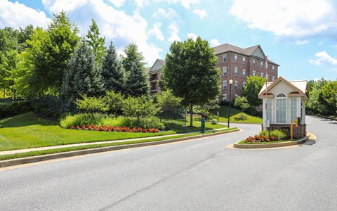 Property Entrance at The Residences at Brookside Commons, Maryland