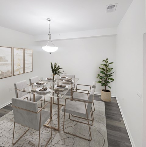 Renovated Apartment Dining Room at Cascades Overlook Apts., Owings Mills, MD