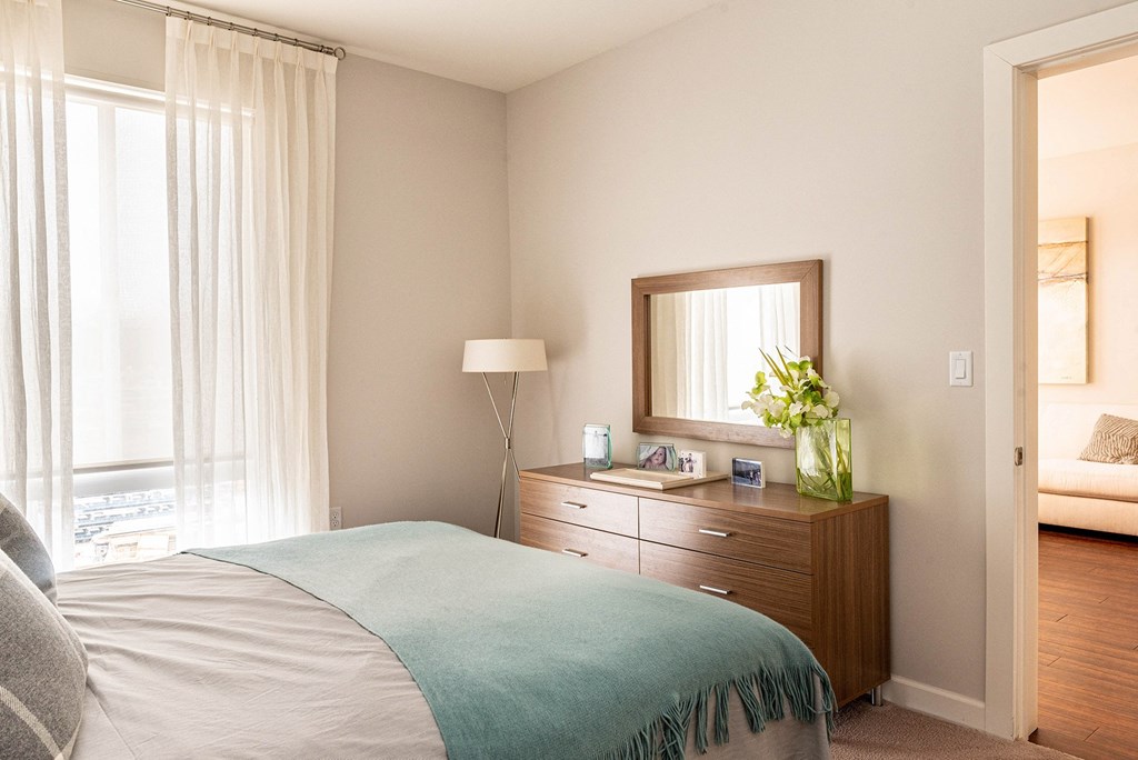 Bedroom One Bedroom One at Metro Crossing Apartments, Maryland