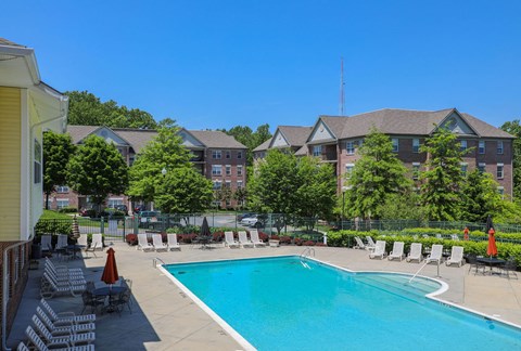 Pool View at The Residences at Brookside Commons Apartments, Owings Mills, MD 21117
