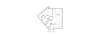 TheDaVinci Floor Plan at The Met at Metro Centre Apartments, Owings Mills