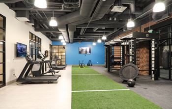 Updated Fitness Center at Metro Centre Apts